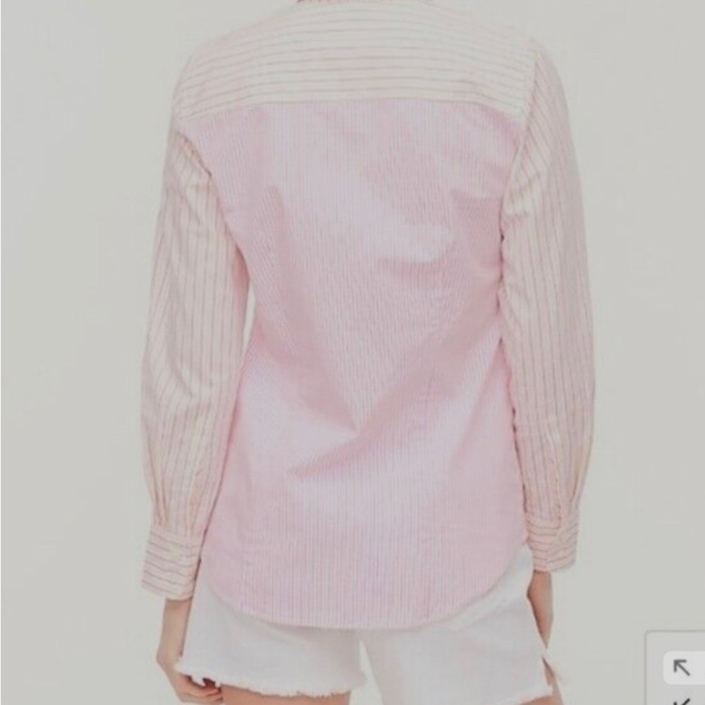 JCrew Factory striped button down - Picture 2 of 2
